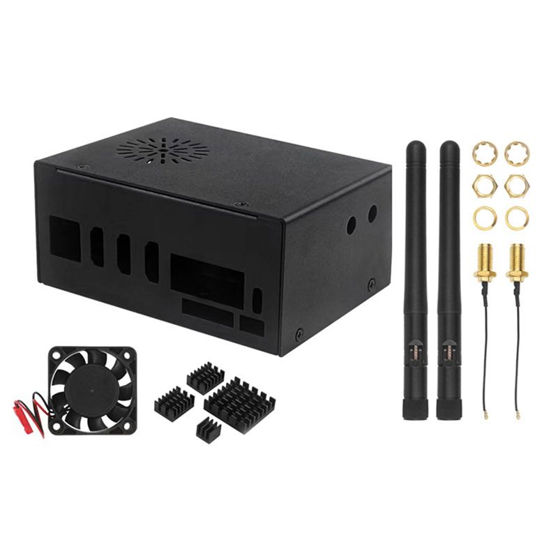 Orange Pi 5 Plus 16Gb - A29F-메탈 케이스 고품질 케이스 (오렌지 파이
