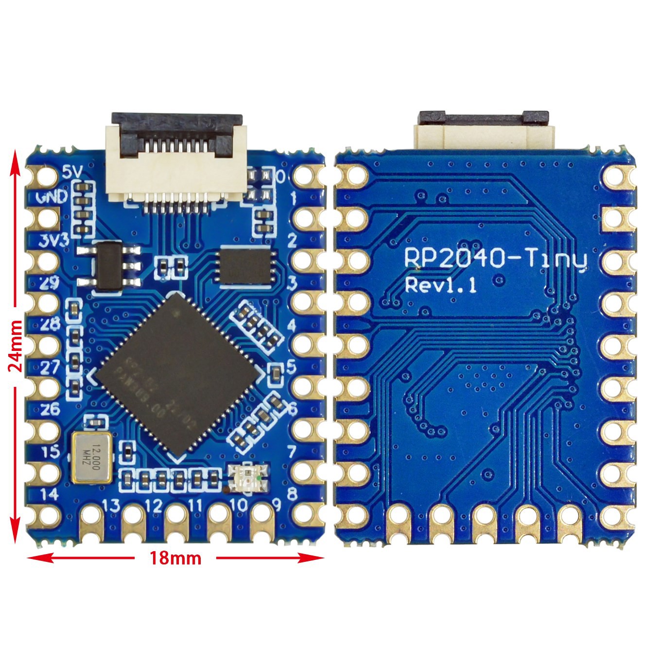 RP2040-Tiny 개발 보드 모듈 RP2040 ZE - Banana Pi Bpi-M5 리뷰 및 가격