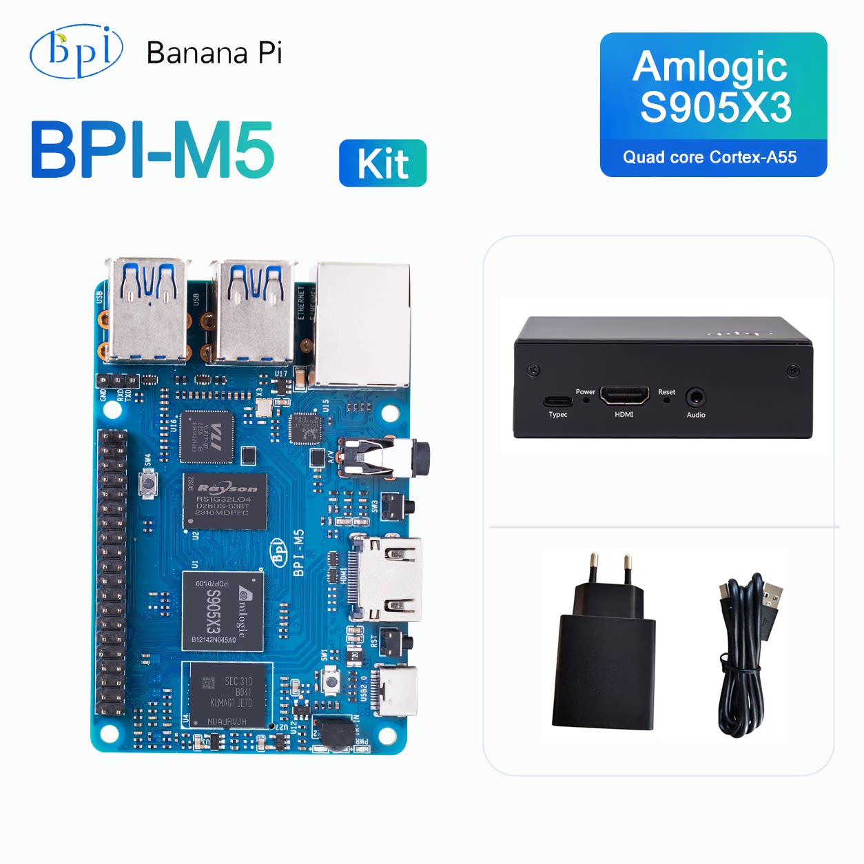 바나나 파이 BPI-M5 개발 보드 인기 판매 번들 ( - Banana Pi Bpi-M5 리뷰 및 가격