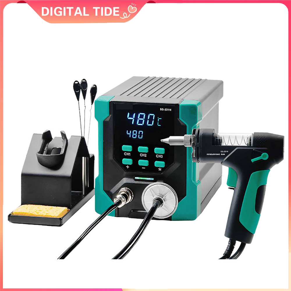 SS-331NH ESD LCD 디지털 전기 납땜 제거  - Desoldering Gun Vacuum Electric 리뷰 및 가격